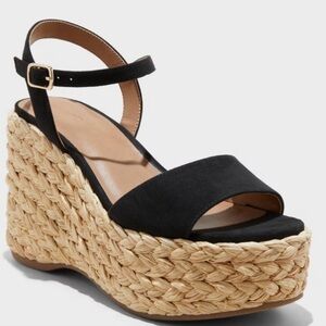 Universal Thread Alisha Wedge Sandals- size 6